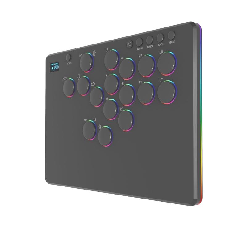 Travel Friendly Multiple Platform Fight Stick Suitable For PC Durability Metal Frame Precise Controls Ergonomic Design