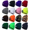 Daydreamer Product Unisex Outdoor Radfahren Wandern LED-Licht Strickmütze Winter Elastic Beanie