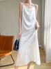 Piao Xiu Silk Jacquard V-Neck Chinese Style Summer Camisole Dress