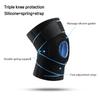 1Pc Adults Sports Compression Kneepad Pressurized Elastic Knee Pads for Arthritis Joints Protector Fitness Gear Brace Support