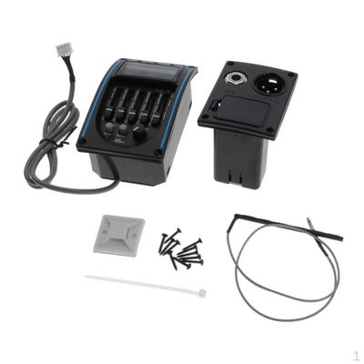 Acoustic Guitar Pickup And -5 Band Preamp EQ W/ Accessories
