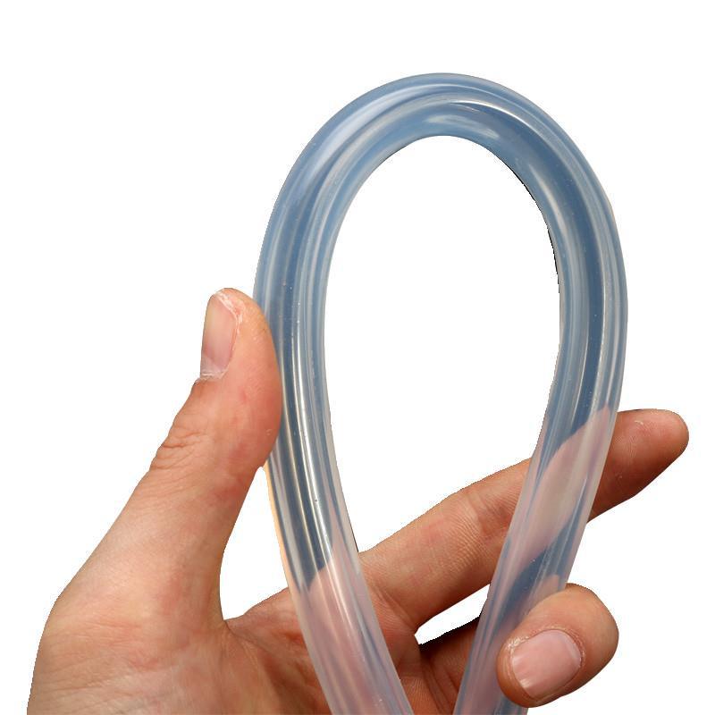 Geruchloses Silikonschlauch in Lebensmittelqualität: Transparenter, Hoch- und Tieftemperaturbeständiger, Weicher Gummischlauch (4/6/8/10/12 mm)