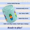 Magic Beans Cube Rotating Puzzle Fidget Toys, Stress Reduction Toys Fingertip Gyro, Fidget Spinner for Adult Anxiety Relief Therapy