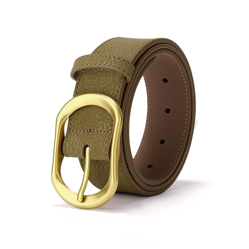 New Belt, Jeans, Leather Suit Pants, Simple Pin Buckle, Versatile Jeans, Women's Belt, Cowhide Decorative Belts, Women