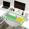 Chemical Element Periodic Table Mouse Pad Large Computer Laptop Office Russian Non-slip Rubber Table Mat New