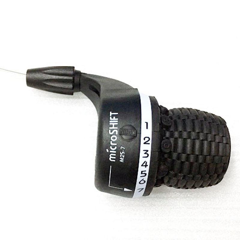 Microshift Twist MTB Cycling Bike Twist Grip Gear Shifters 3X7 Speeds Trip DIP Compatible for Shimano Shifters