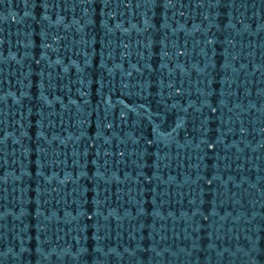 FACTOTUM made in Japan By color Kurzarmpullover 36 Blau Strick Herren Gebraucht