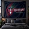 Personalized Tapestry Wall Hanging Bologna FC Pattern Art Background Cloth