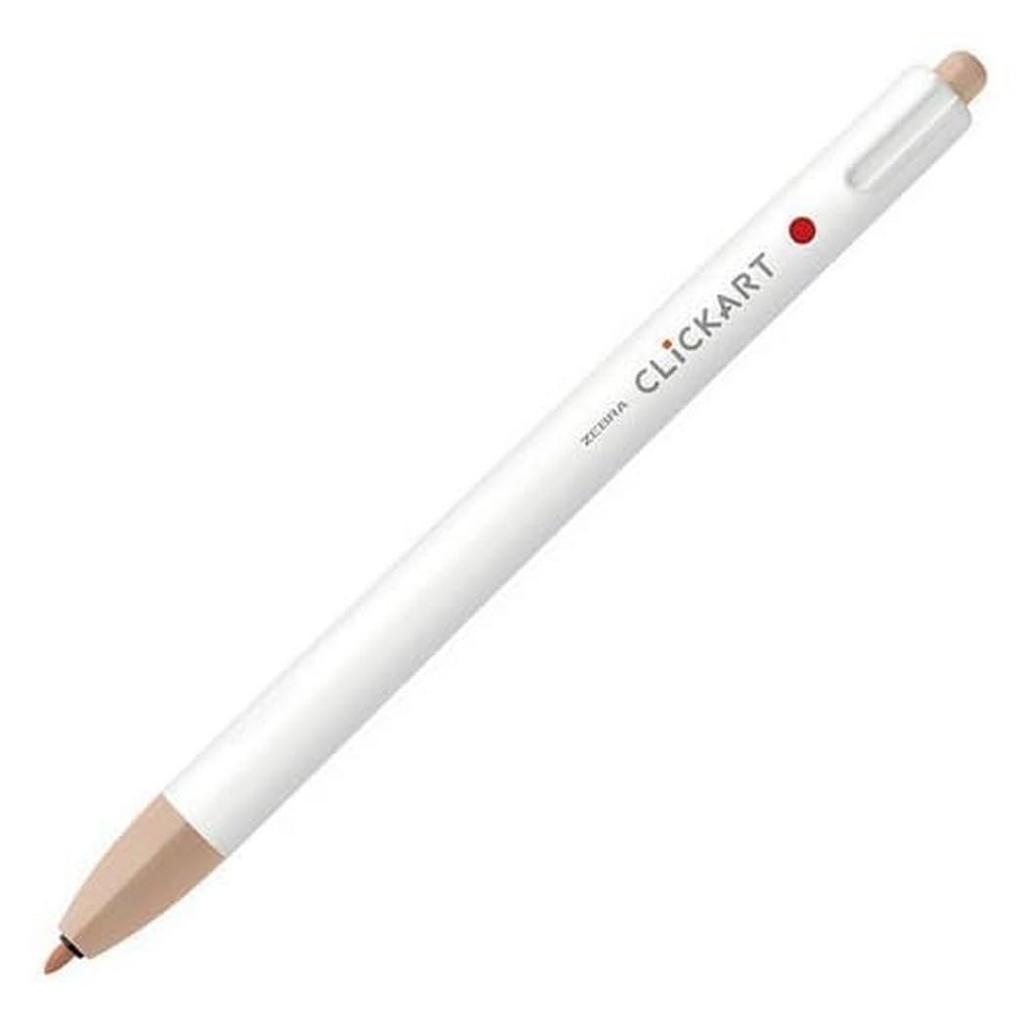 Zebra Color Pen Clickart Cocoa Brown WYSS 22 CE Knock-Style Water-Based