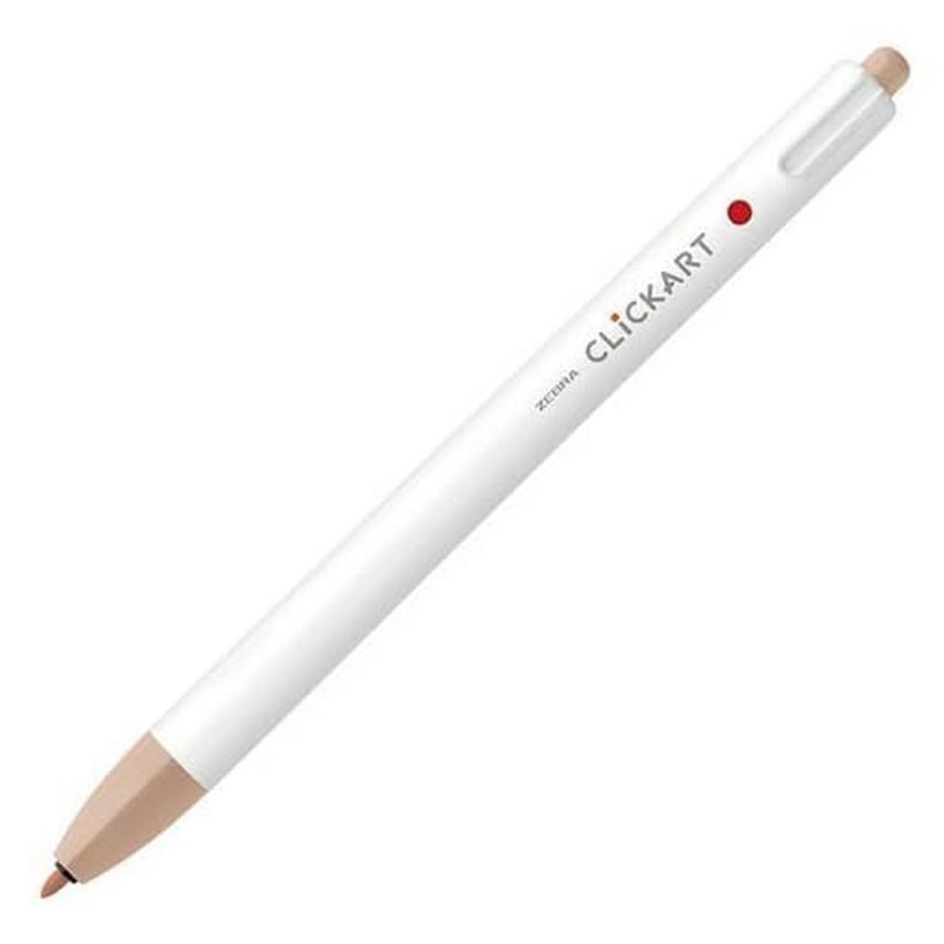 

Zebra Color Pen Clickart Cocoa Brown WYSS 22 CE Knock-Style Water-Based