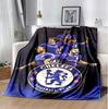 Chelsea Fc Flannel Blanket Soft Warm All-Season Throw, Design for Camping, Car Travel, Hiking Sofa, Bed, Office Perfect Gift for Parties