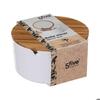 5five - boîte de rangement avec miroir "naturéo" blanc