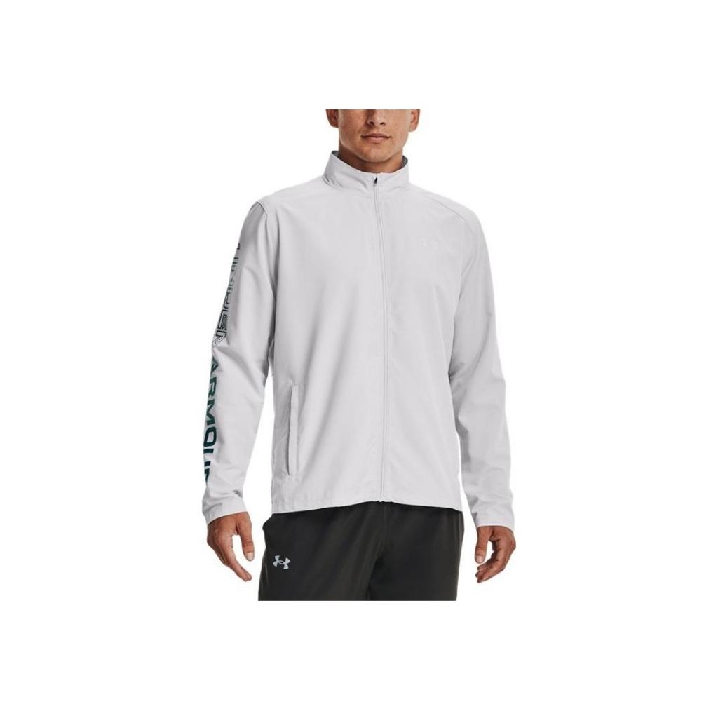 Under Armour Veste Homme Imprimé Couleur Unie Lettre Col Zippé Vestes Gris 1369342-014