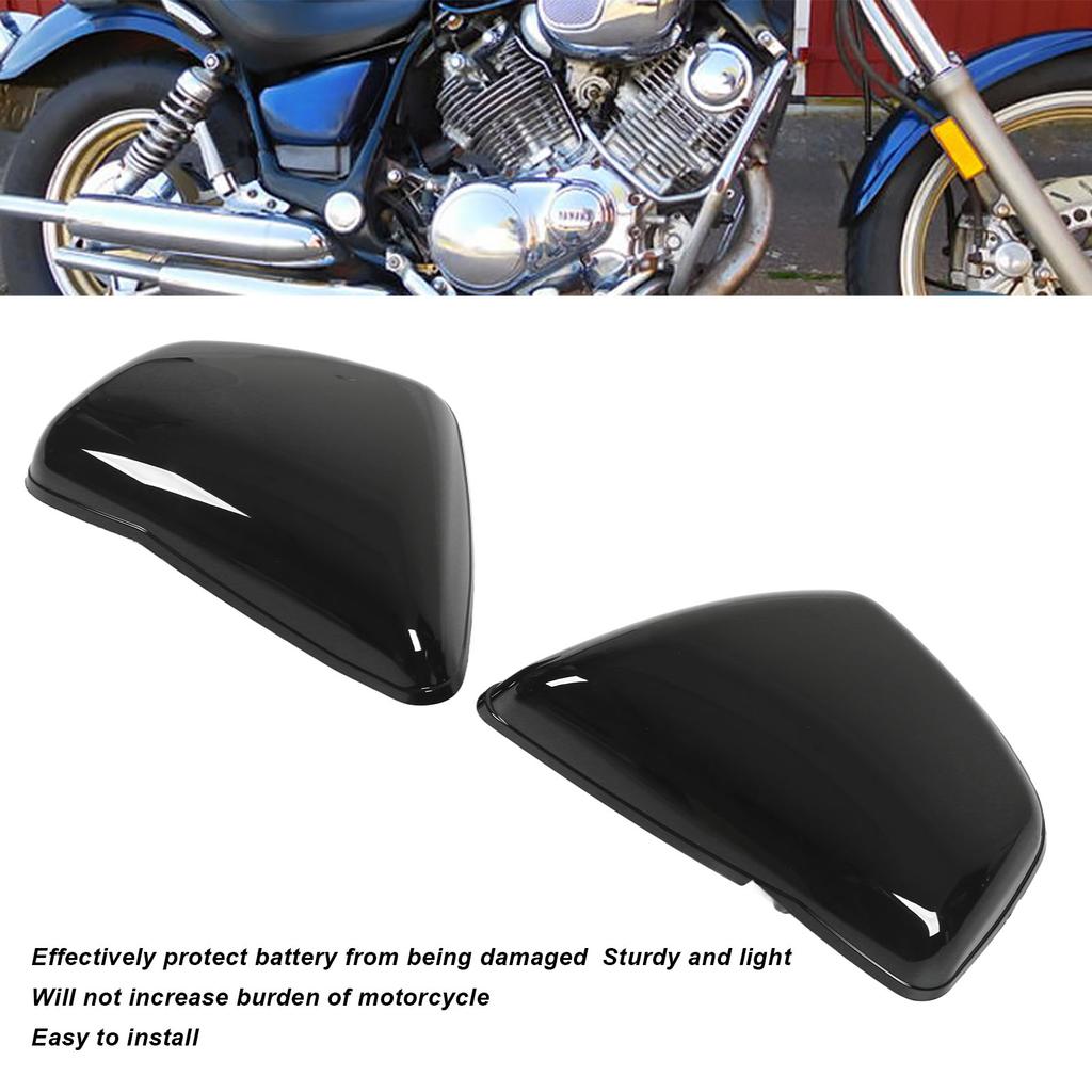 2 Pcs Left and Right Battery Side Cover Light Sturdy Battery Side Fairing Covers  or Replacement for Virago