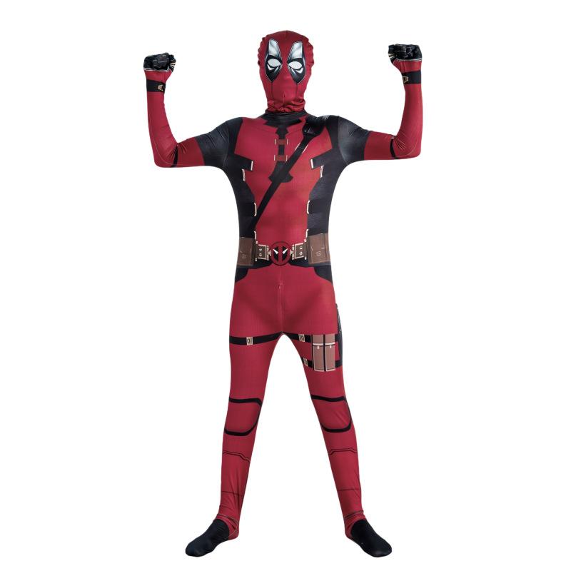 New Deadpool Onesie Tights Children's Costumes Deadpool Halloween Cos Costumes Adult Clothes