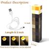 Glowing Wall Torch Lamp Flashlight - USB Rechargeable Night Light, 4 Light Options- Wall-Mounted or Handheld LED Lighting for Kids’ Playroom
