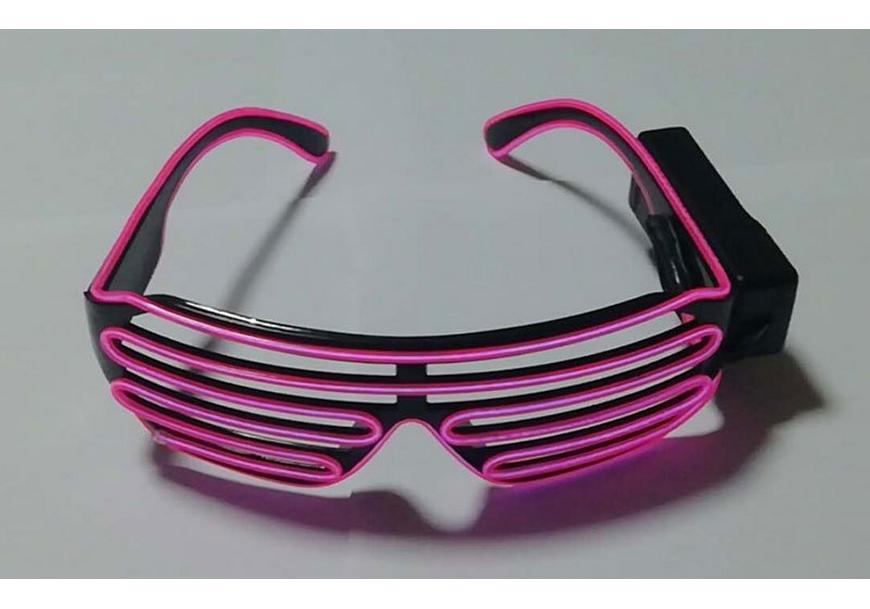 LED Party Blinds: Flashing Music Glasses for Clubbing and Atmosphere