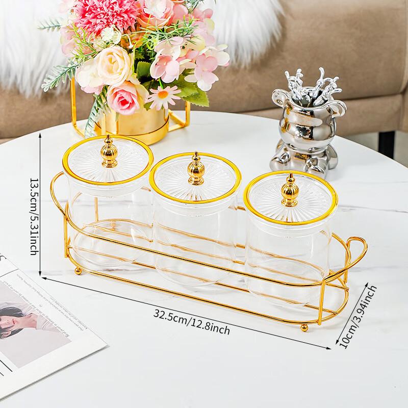 ZISIZ Glass Tea Storage & Organizer Jar Set