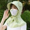 Breathable Women Uv Protection Riding Supplies Rechargeable Wide Brim Neck Cooling Cap Sun Shading Cap Fishing Fan Hat Sun Hat
