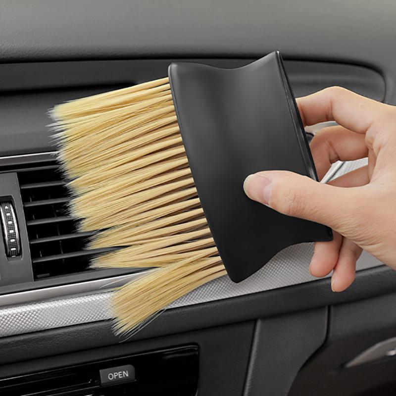 Car Interior Dust Removal Brush - Soft Brush for Air Vents and Fine Dust Cleaning