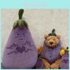 Purple Eggplant Teddy Bear With Pp Cotton Filling For Birthday Presents And Decor