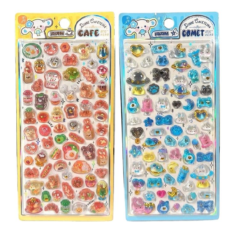 

Japanese Styles Sushi Raised Sticker for Gift Sensory Development Crafting Projects and Decorative Art