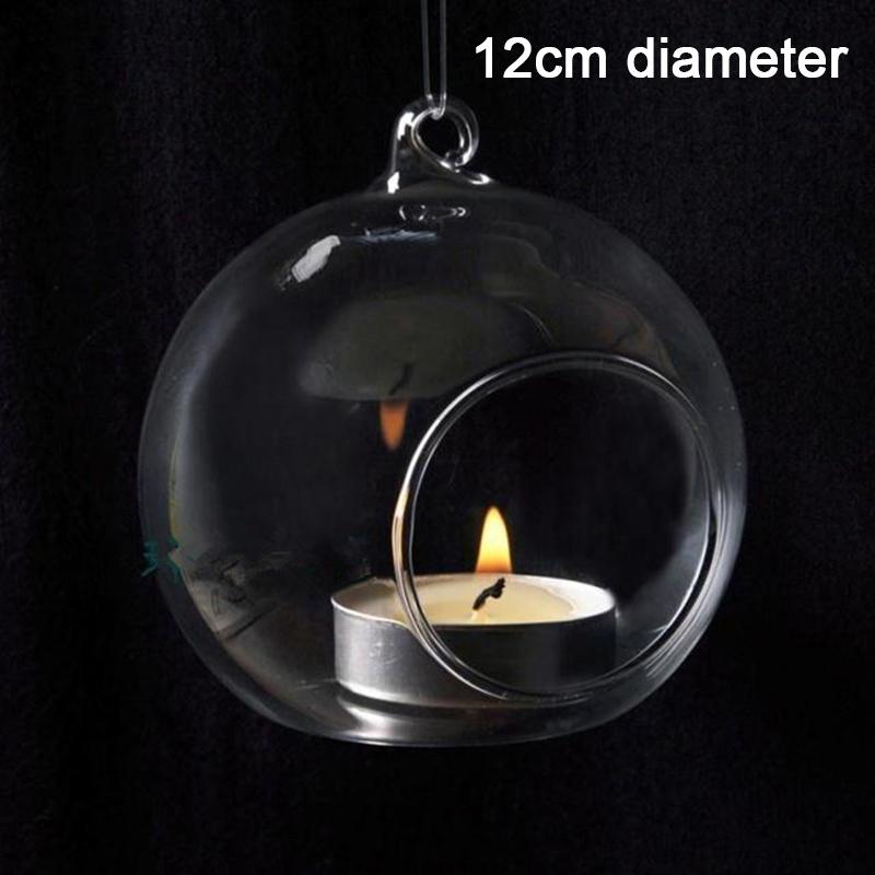 Hanging Glass Vase for Flowers Plants Handmade Terrarium Table Vase Stand Holder Decorative Home Garden Ornament