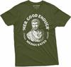 Lustiges Herren-T-Shirt Mediocrates Meh Gut Genug Geschichte Philosophie von Gut Genug Shirt
