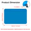 Silicone Repair Mat Heat-Resistant Work Pad Waterproof Insulation Board with Multi-Component Tray for Phone & Electronics Fix