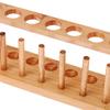 Wooden Test Pipe Bearing Holder Rack with Standing Stand