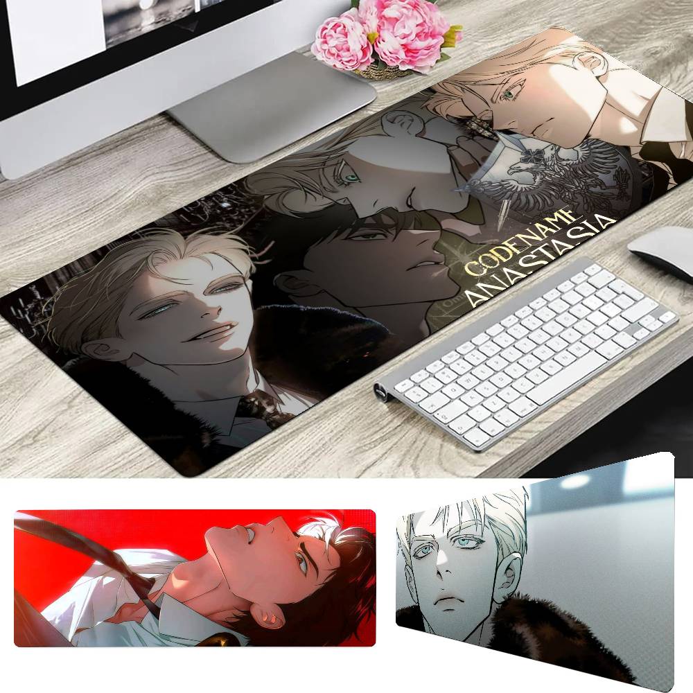 Podložka pod myš Manga C-Codename Anastasia Protiskluzová Vhodná pro Kancelářské Počítače Notebooky Herní Podložky na Stůl pro E-sporty Klávesnice XXL