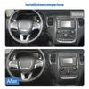 Gear Shift Paddle Air Conditioning Audio Switch Trim Ring Fit For Dodge Charger For Dodge Challenger 2015 Up Interior Accessories