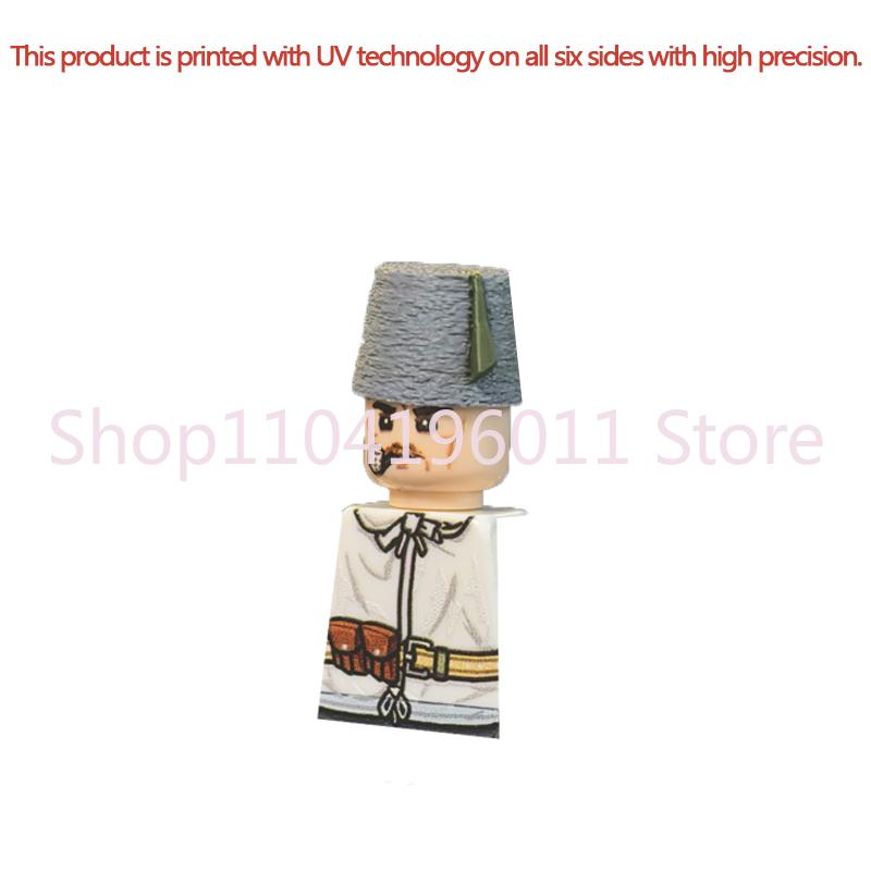 MOC UV Printing Military Building Blocks Accessories Soldier Figures Special Forces Army Sniper Police Bricks Toy Children Gift