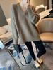 2025 Long-Sleeved V-Neck Loose Knit Sweater for Autumn & Winter