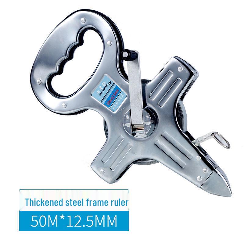 Steel Frame Measuring Tape - 50m, 30m, 100m | Handheld Construction & Land Use
