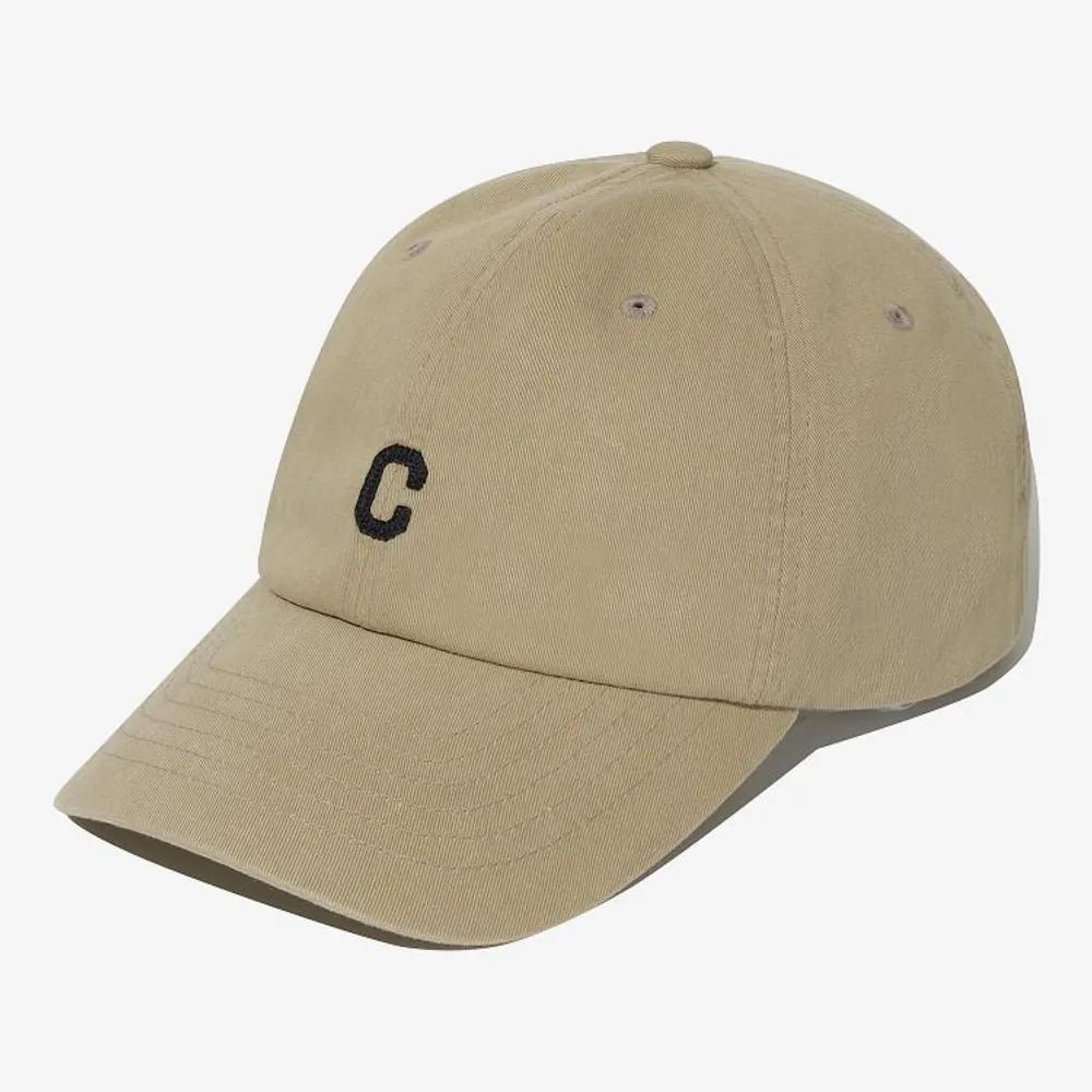 [COVERNAT] Small C Logo Flat Embroidery Standard Fit Ball Cap Beige CO2606CA11BE