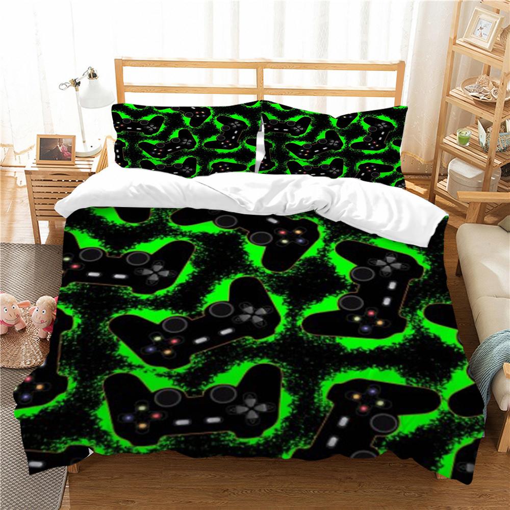 Bedding Cover Game Handle Printing Duvet Cover Set Cool Home Textiles Children Kid Bedding King Size Qulit Cover Set