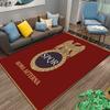 Roman Eagle SPQR Carpet with 'Roma Aeterna' Text in Red Style Suitable for use as an anti-slip for living room bedroom sofas
