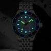 WM Watch Automatic Mechanical Diver Watches Men Sparkle Grain Gradient Dial Ceramic Bezel NH35 AR Coated Welly Merck Watch WM212