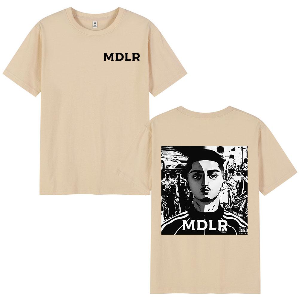 Rapper Morad MDLR Graphic Print T Shirt Fashion Hip Hop Street Short Sleeve T-shirts Men's Women High Quality Cotton Tee Shirt