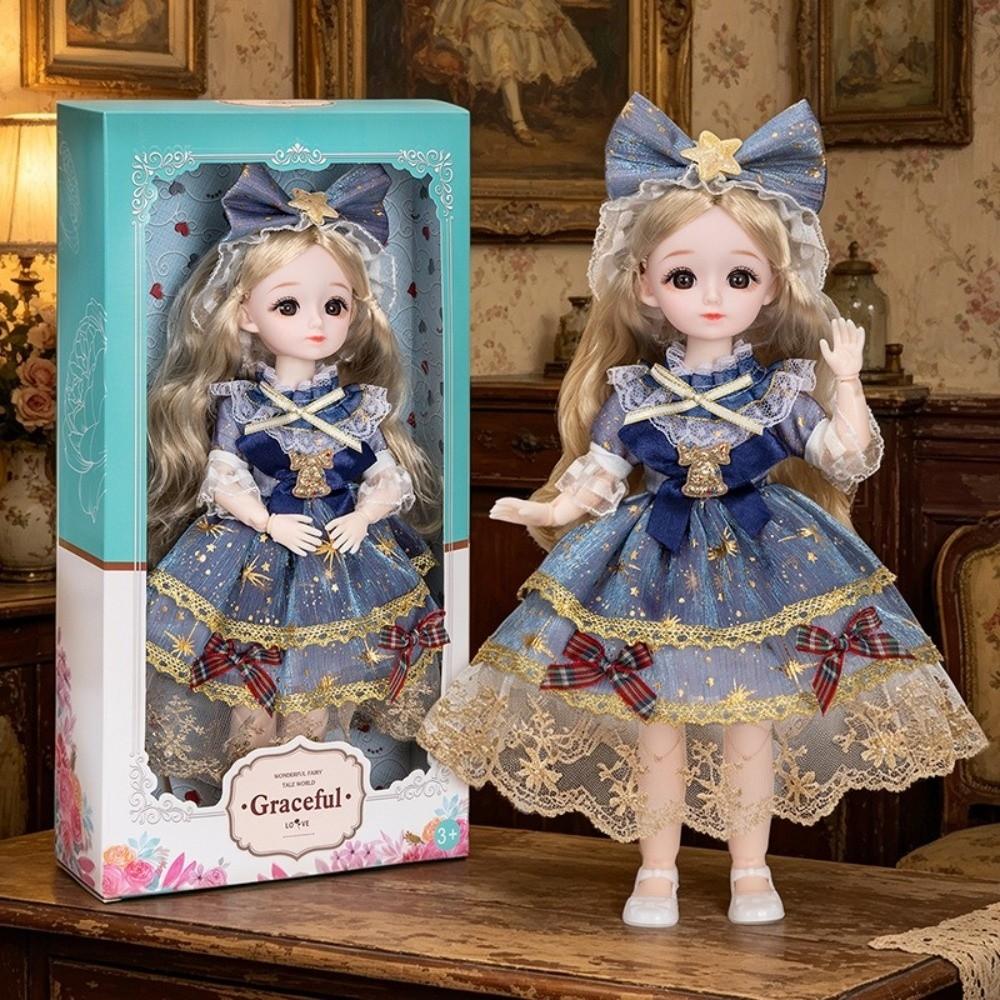 Cute Face Princess Doll 20 Joints Dress Up Doll Mini Doll BJD Doll Birthday Gift