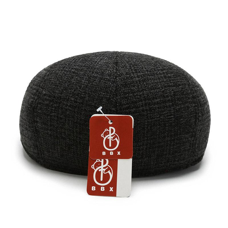 New Autumn and Winter Cap Men's Ear Hat Winter Grandpa Hat Warm and Cold Hat