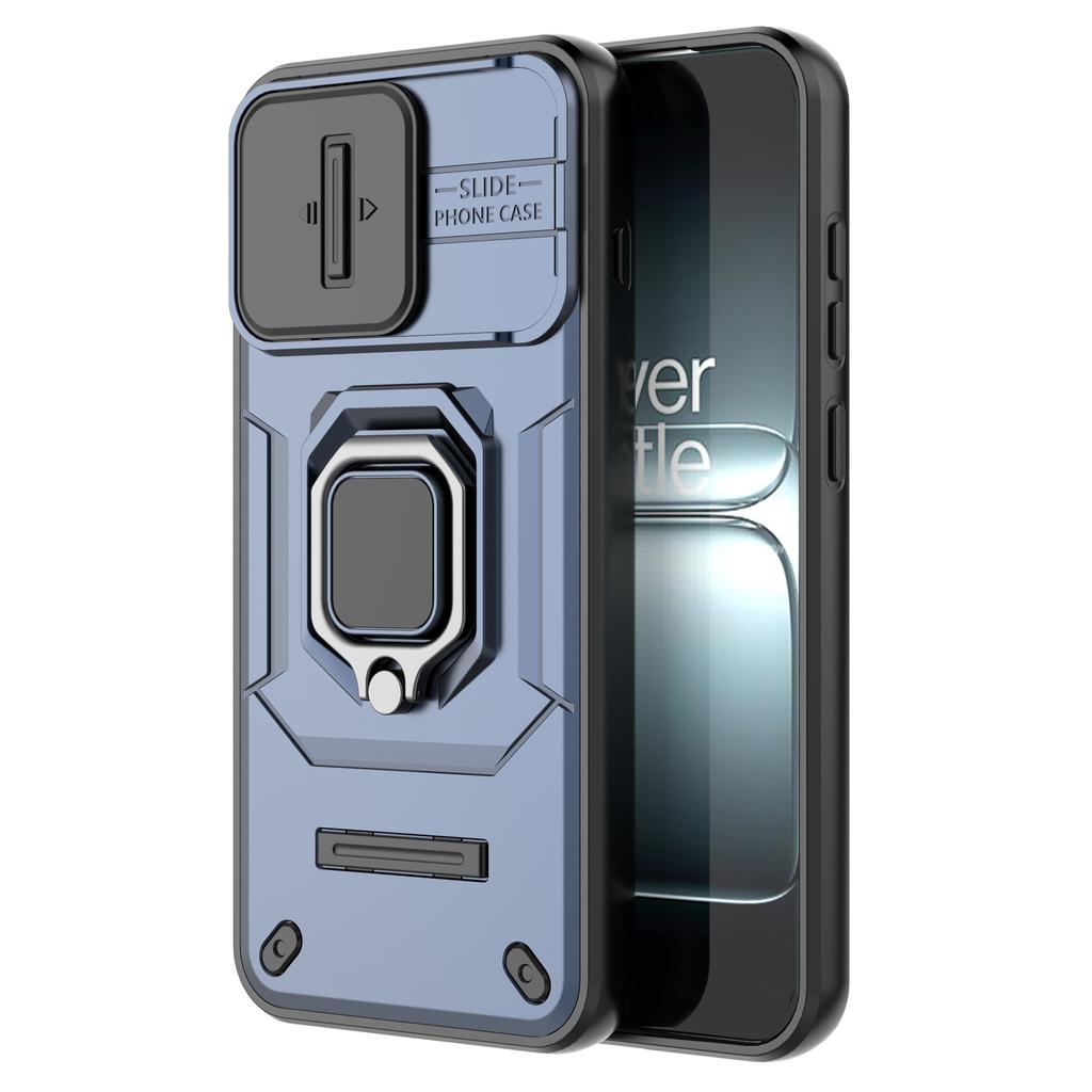 For OnePlus 13T 5G Case PC+TPU Kickstand Phone Protector with Lens Cover