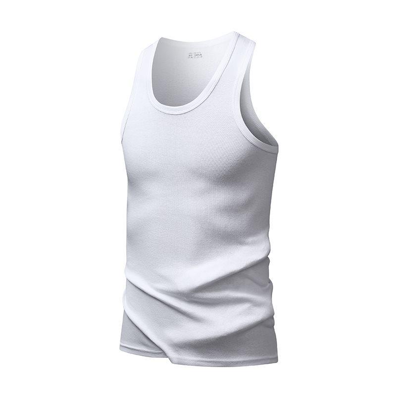

2026 Men s Breathable Summer Sports Vest - Sleeveless, Elastic, Sweat-wicking Fitness Top XL білий