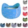 Boho Yoga Head Wrap Cashew Prints Hairbands Fashion Headwear  Women Girl
