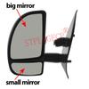 For Fiat Ducato Citroen Jumper Boxer 2002-2006 Left Right Mirror Heated Door Side Glass Wing Mirror Lens Rear View Replacement