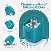 Soft Protective Silicone Sleeve with Easy To Carry Handle Shockproof Anti-Slip Protective Cover for Toniebox 1&2 Audio Player