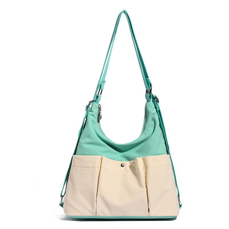 Women's Large Capacity Crossbody Bag Color Block Shoulder Bag