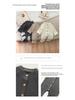 Koreanischer Baby einfarbiger Strick-Jumpsuit - Herbst/Winter Strampler für Jungen und Mädchen