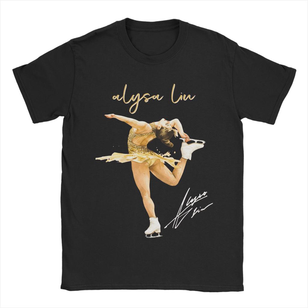 Alysa Liu 2026 2 T Shirt for Unisex Pure Cotton Funny TShirt Round Collar Tees Short Sleeve Clothes Summer